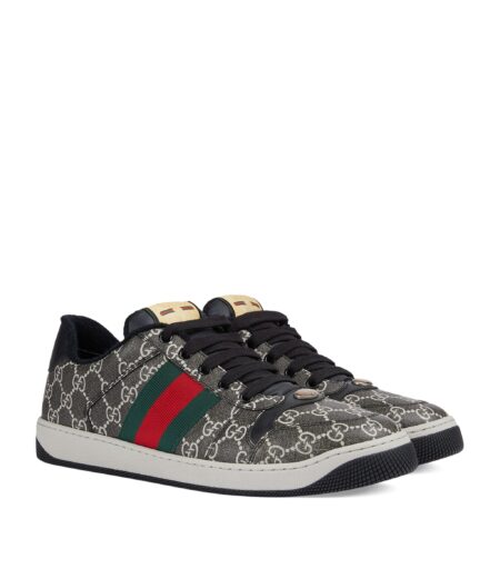 Buy Gucci Canvas Screener Sneakers With Crypto