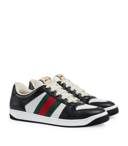 Buy Gucci Leather Screener Sneakers With Crypto