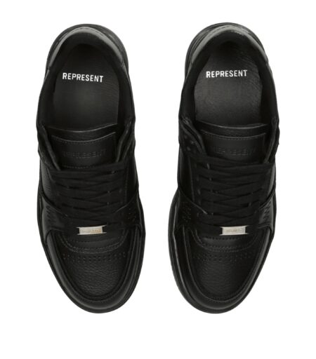 Buy Represent Leather Reptor Low-Top Sneakers With Crypto