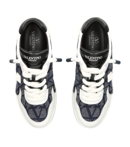 Buy Valentino Garavani Toile Iconographe One Stud XL Sneakers With Crypto